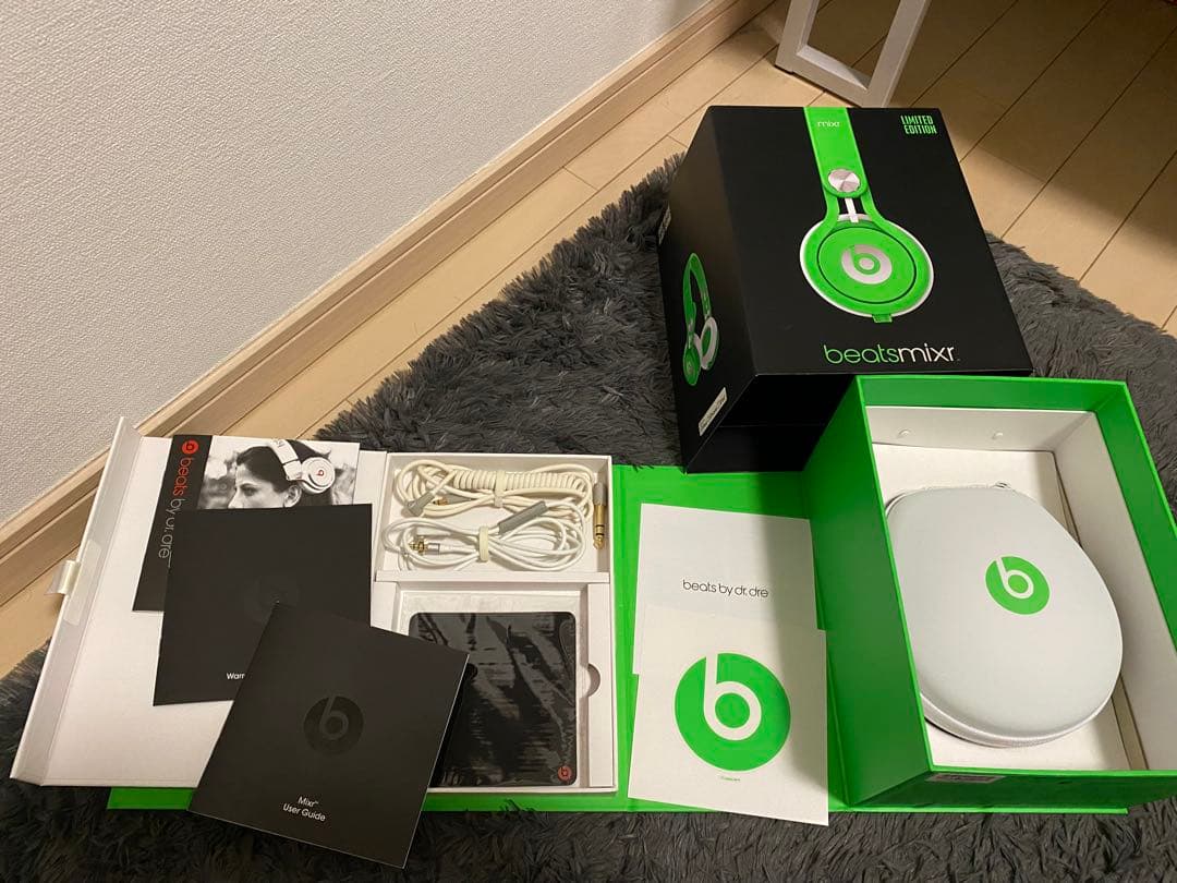 beats mixr グリーンヘッドホン
