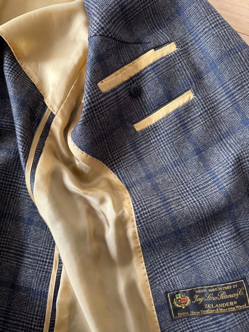 Tomorrowland チェック柄 ダブルブレストジャケット