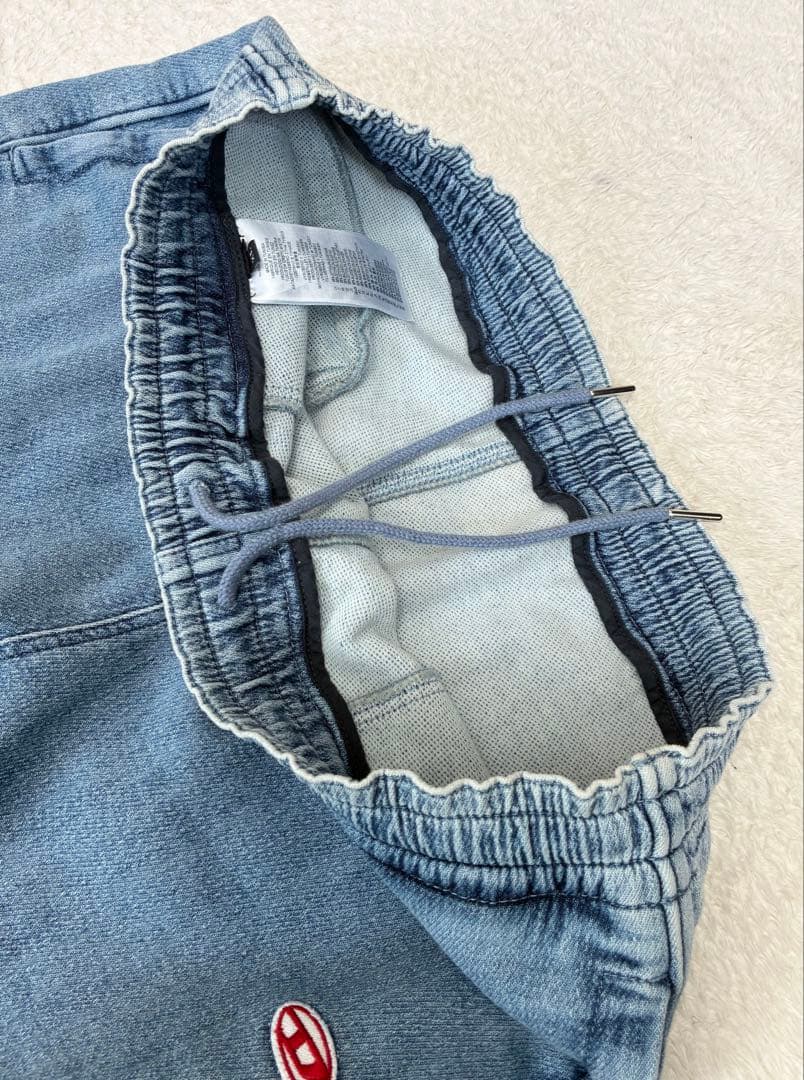 【美品】DIESEL D-LAB-NE スウェットデニムパンツ XL