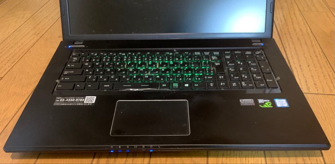 GALLERIA QSF960HGゲーミングノートPC Core i7