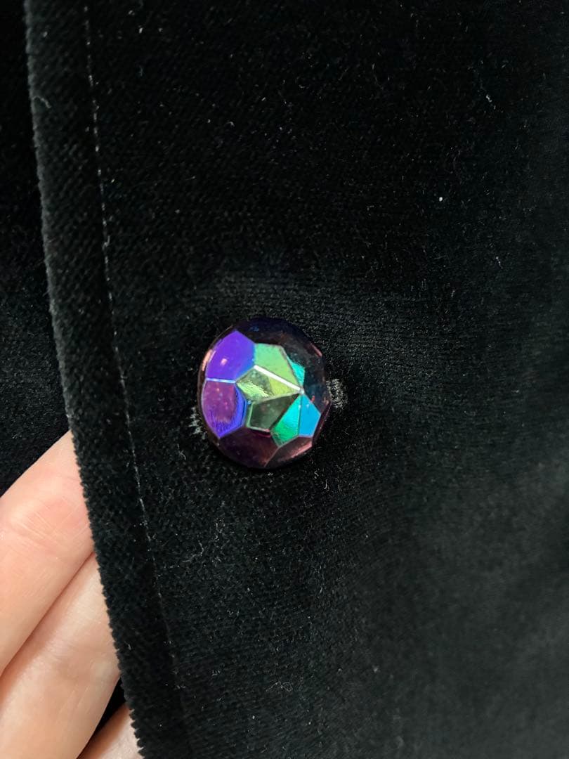 【極美品】ETRO エトロ ベルベットジャケット 裏地ペイズリー 希少ボタン