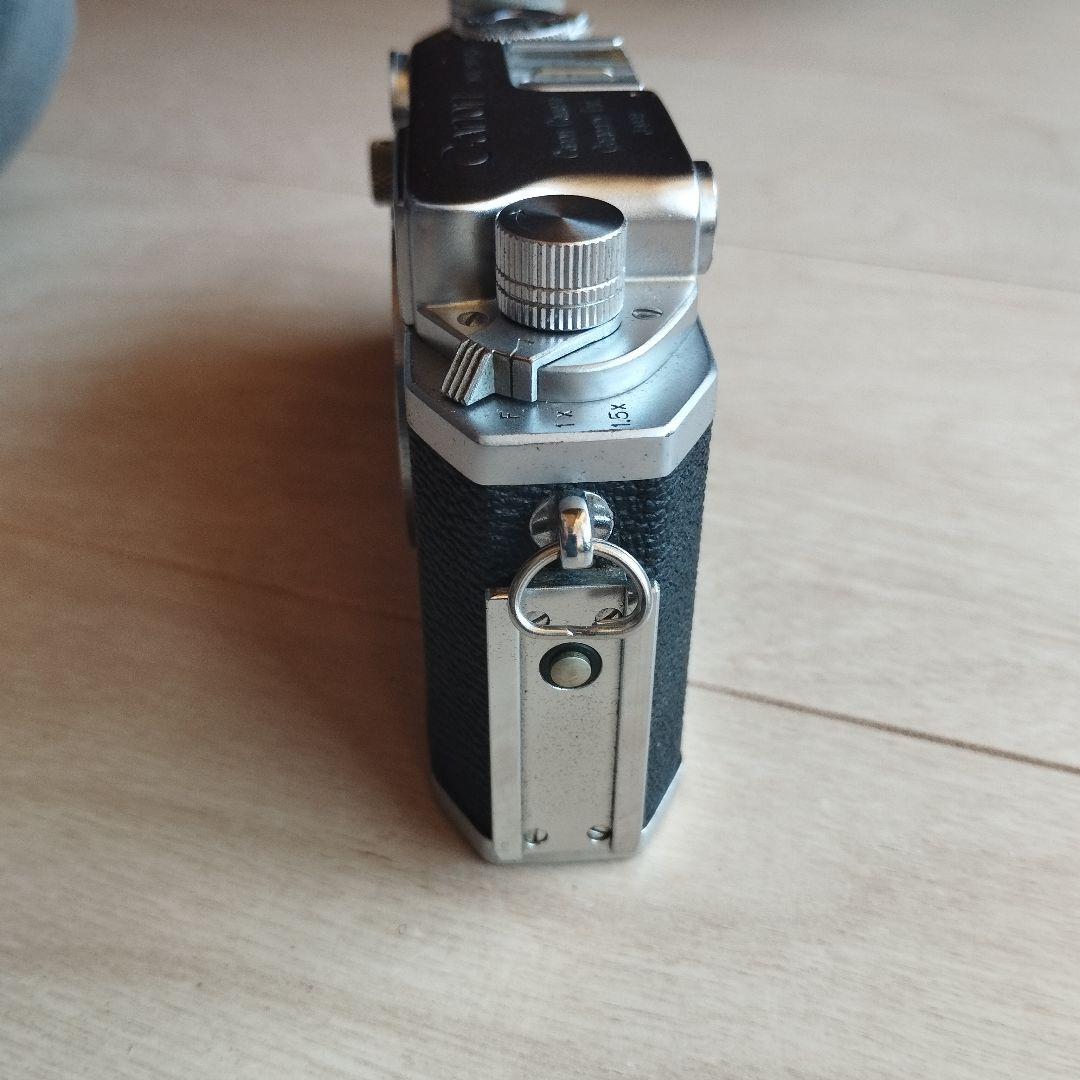 【ジャンク品】キヤノン　CANON　4Sb改　ボディ　純正本革速写ケース付き