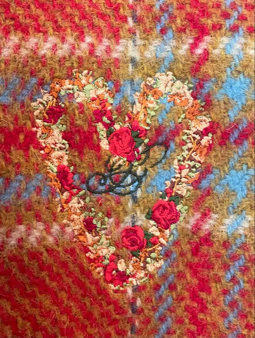 ピンクハウス　ジャケット　ヴィンテージ　ハート刺繍　訳あり