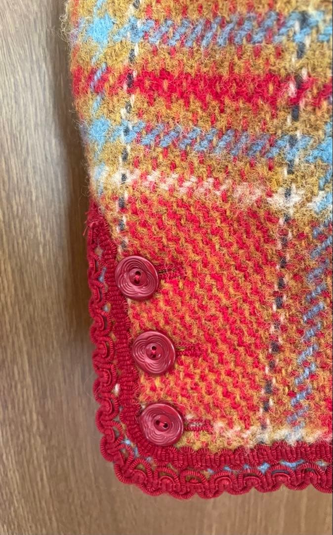 ピンクハウス　ジャケット　ヴィンテージ　ハート刺繍　訳あり