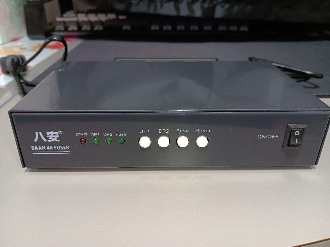 DMA 4K FUSER DPスイッチャー　アリエク購入・未使用に近い品
