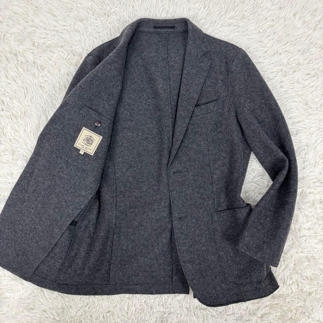 未使用級！J.PRESS 圧縮ウール テーラードジャケット LL