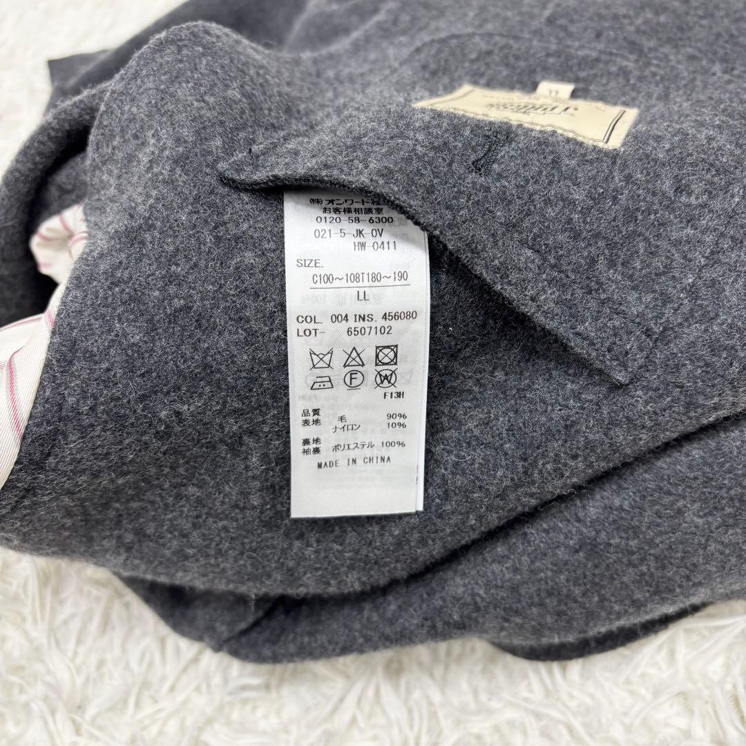 未使用級！J.PRESS 圧縮ウール テーラードジャケット LL