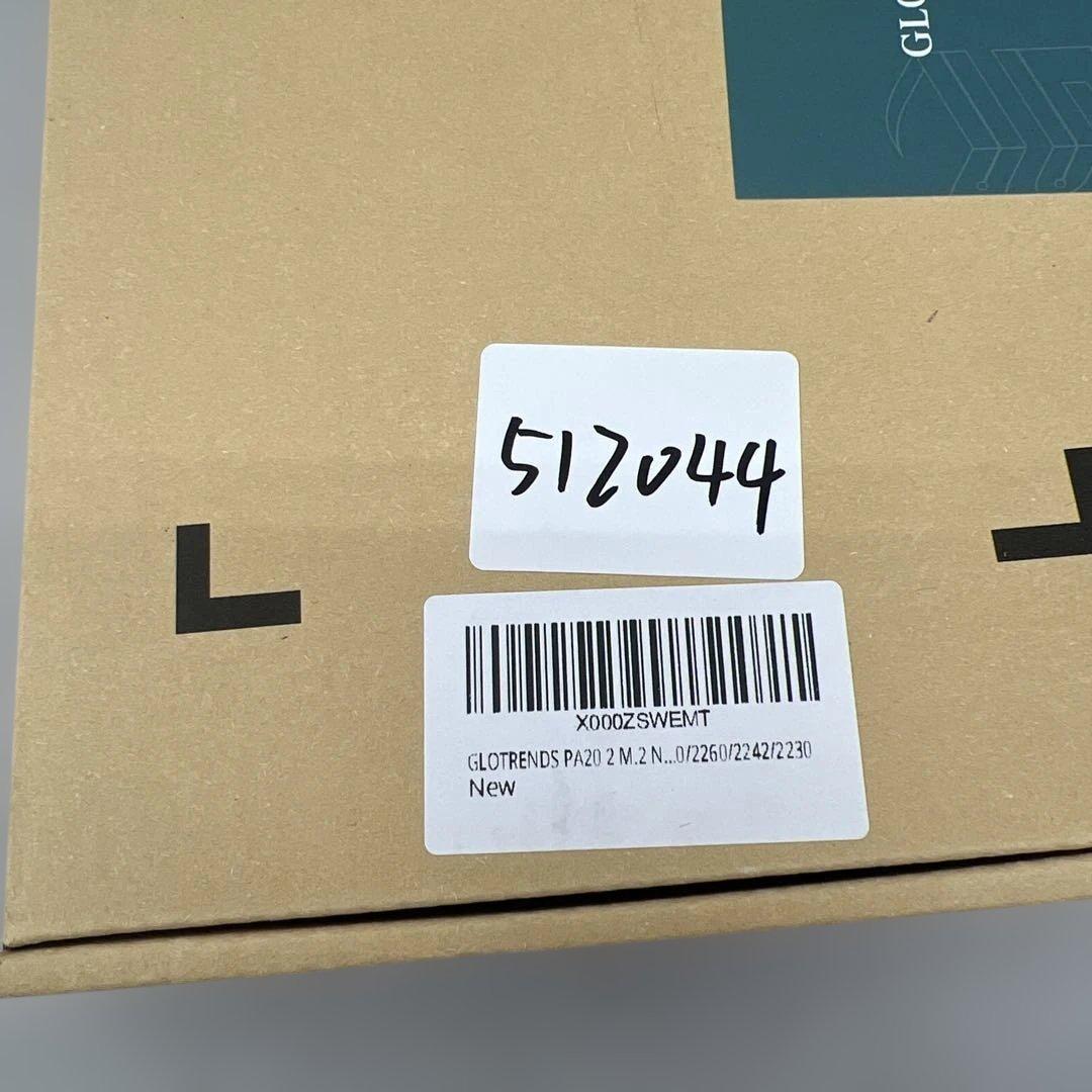 512044 GLOTRENDS PA20 2ポートM.2