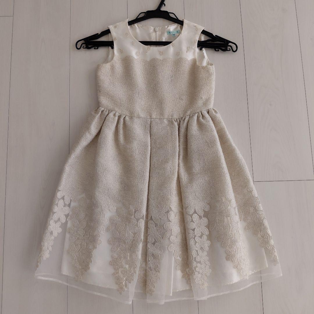 ☆みゆき☆ TOCCA*ワンピース 110cm、ベージュ