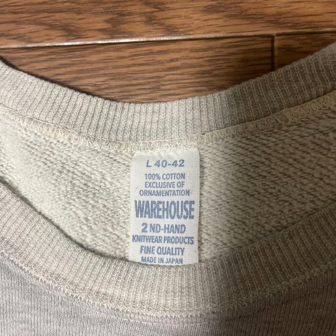 WAREHOUSE J.S. BACH スウェット Lサイズ 中古 ウェアハウス