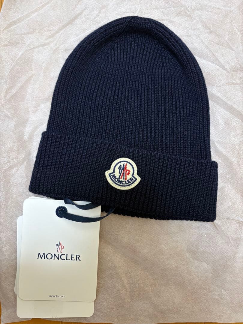 MONCLER BERRETTO TRICOT UNI 濃紺