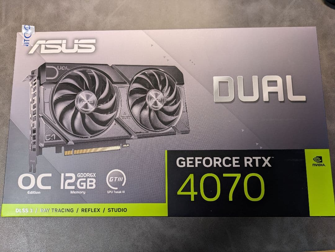 グラフィックボード・グラボ・ビデオカード ASUS NVIDIA GeForce RTX 4070 OC 12GB