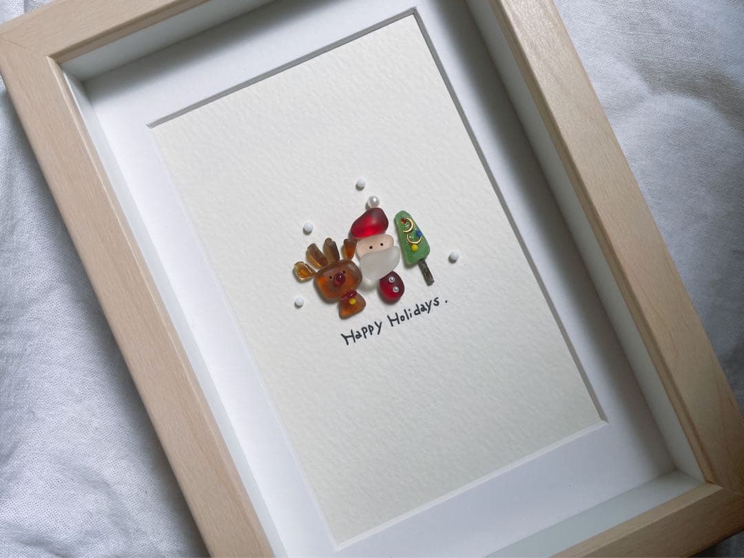 シーグラスアート　12か月カレンダー　　　　S-182