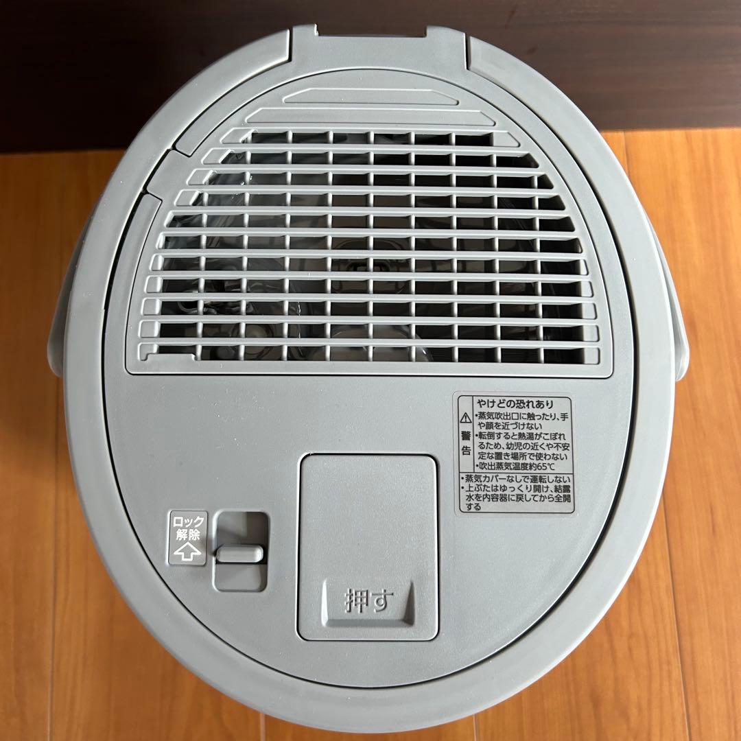 象印スチーム式加湿器 3.0L EE-DF35-HA グレー 長時間加湿タイプ