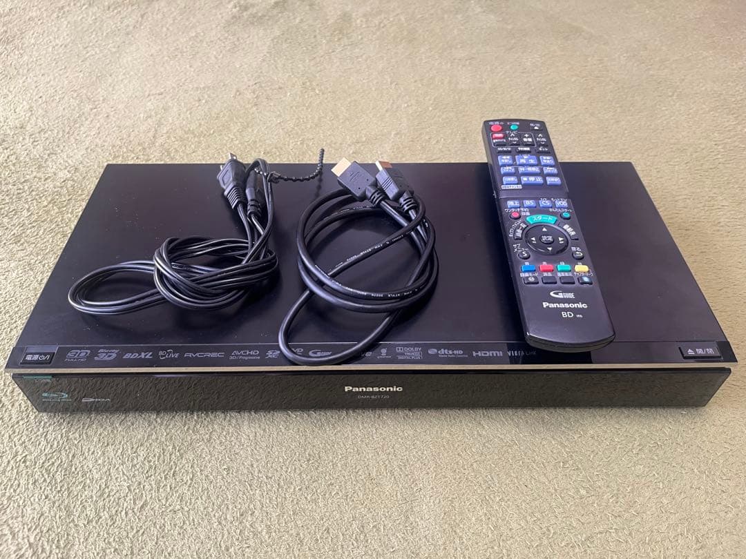 Panasonic ブルーレイ DIGA DMR-BZT720-K