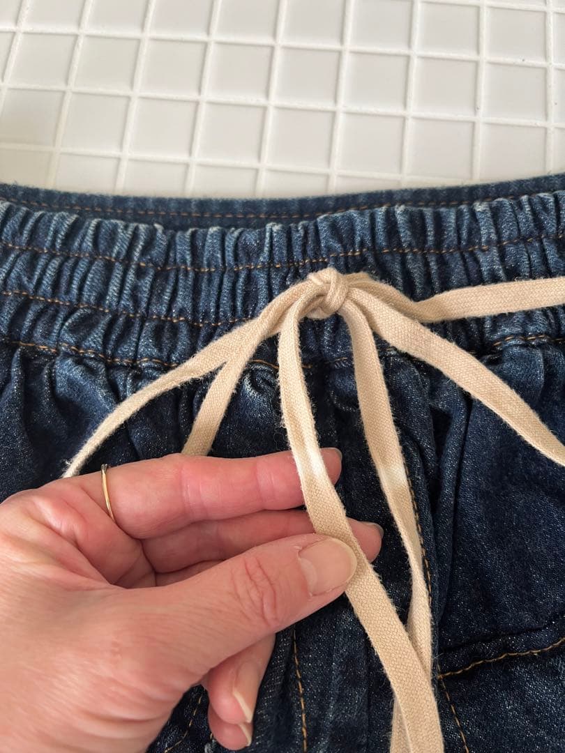 トリココムデギャルソン　サルエルデニム　M