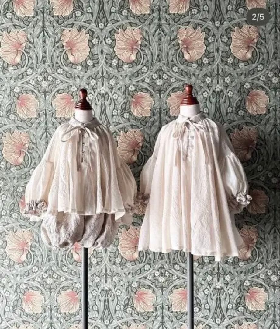 daughter&son聖歌隊のブラウス　セットアップ