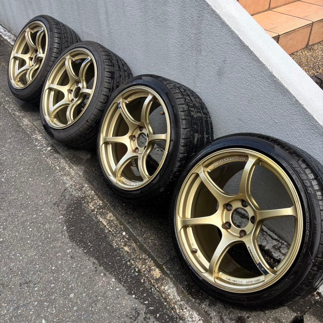 ADVAN Racing RGⅢ アドバンレーシングRG3 ゴールド 18インチ
