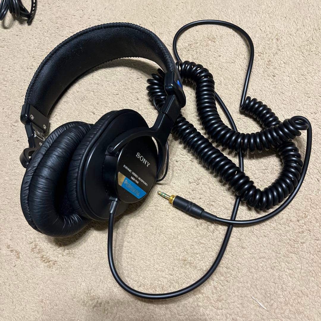 ソニー　モニターヘッドホン　SONY MDR-7506 ヘッドホン