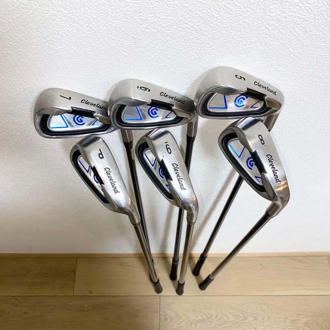 良品☆クリーブランド メンズゴルフクラブ セット☆初心者 キャディバッグ付 R右