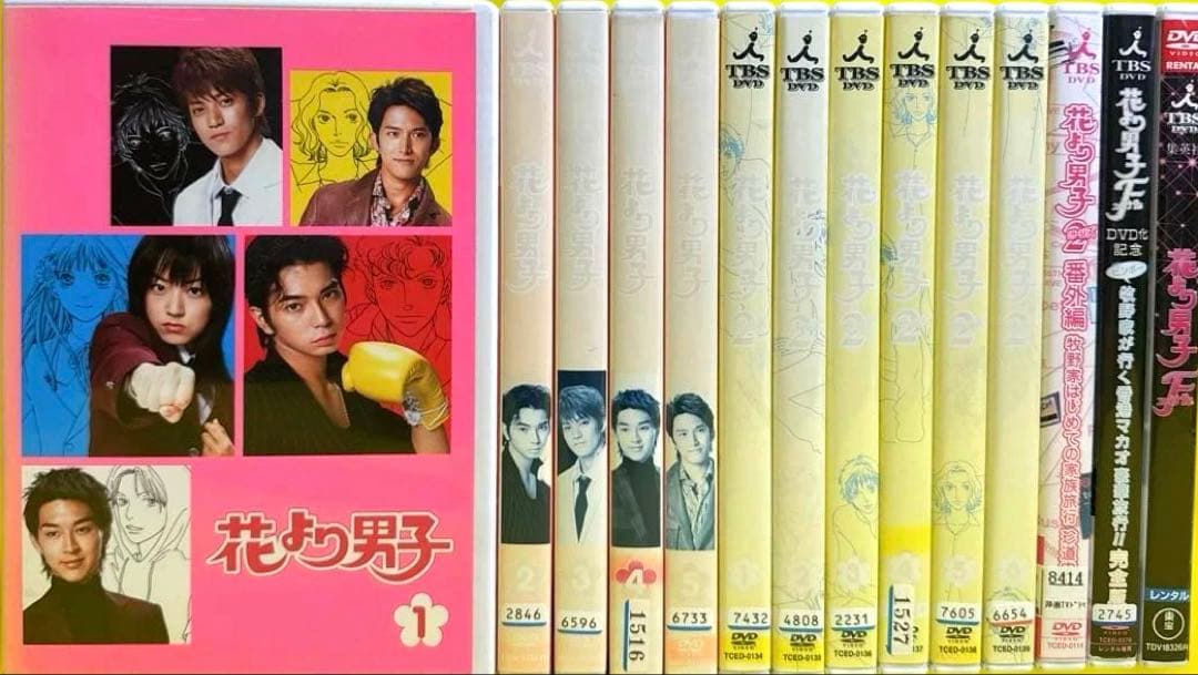 花より男子DVD 1st＆2ndシーズン11本＋SP2本＋劇場版1本　全14巻