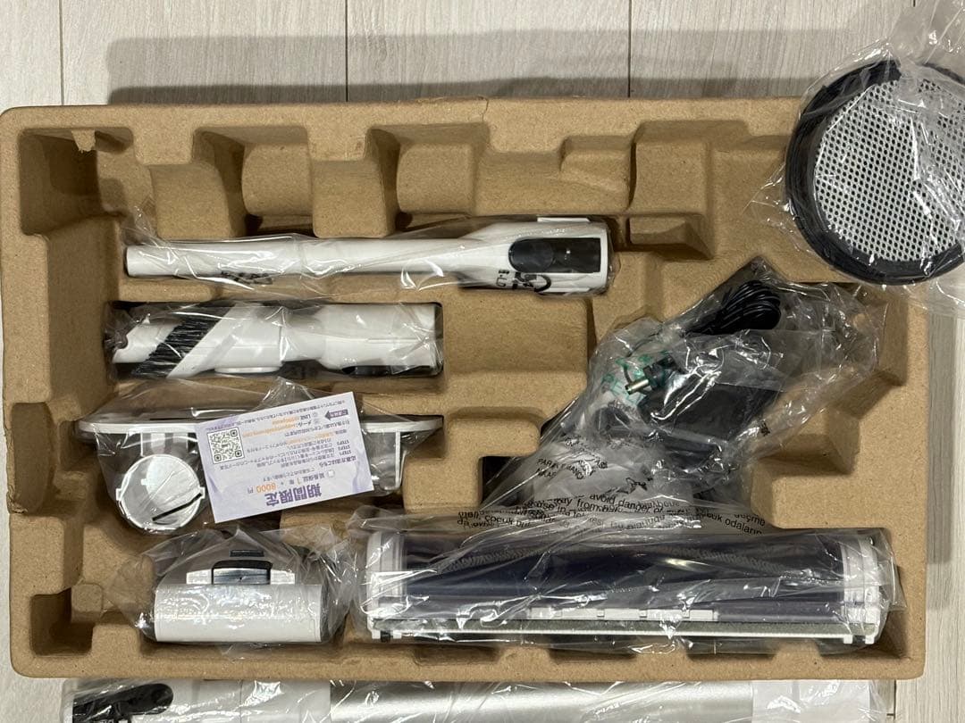 掃除機 コードレス 75kPa強力吸引・55分連続稼働】 自立式 スタンド不要