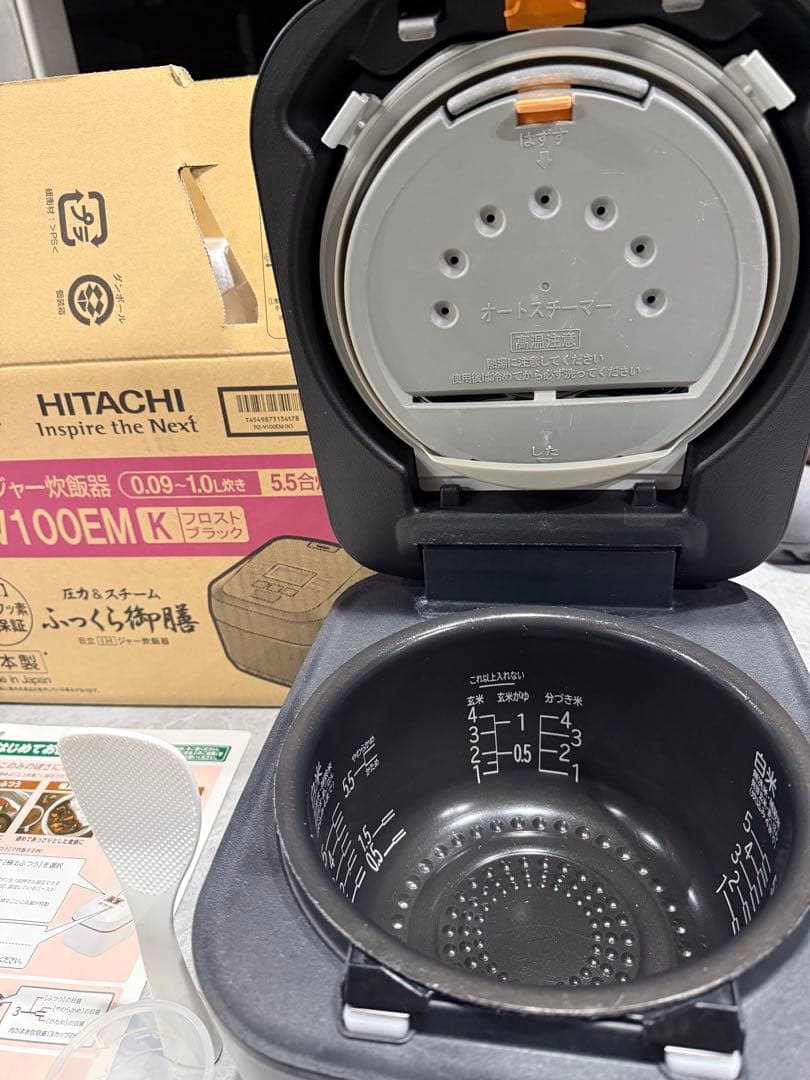 HITACHI RZ-V100EM K 炊飯器