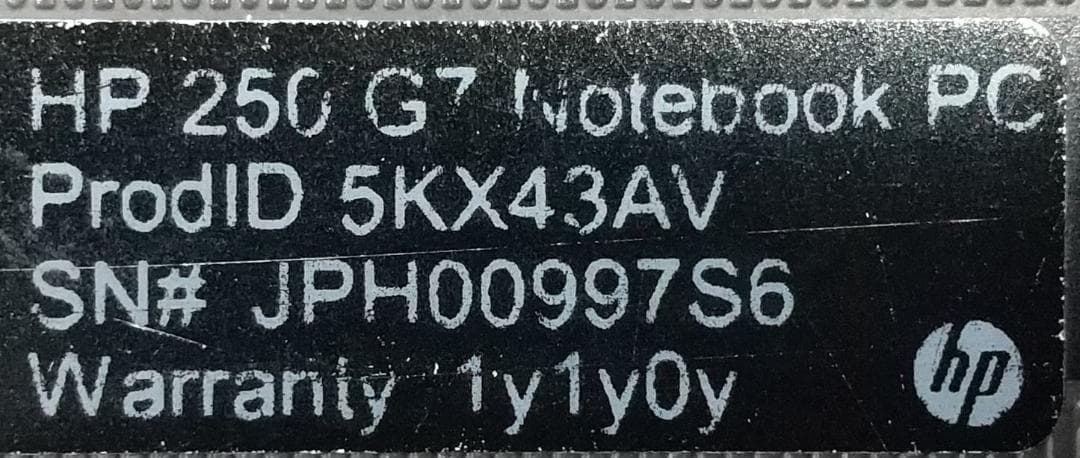 【8世代 i7】HP 250 G7 Win11 16GB Office付き