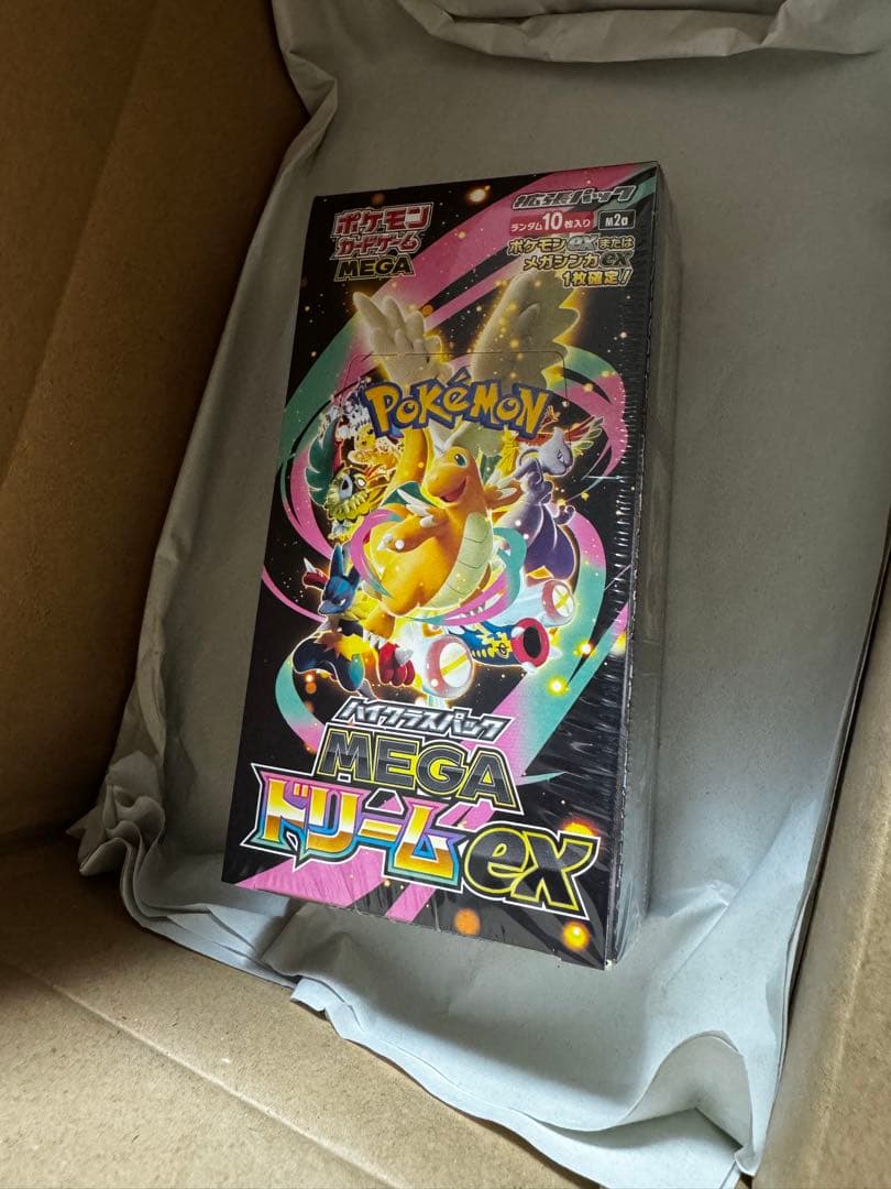 新品未開封 シュリンク付き ポケカ MEGA ドリーム ex