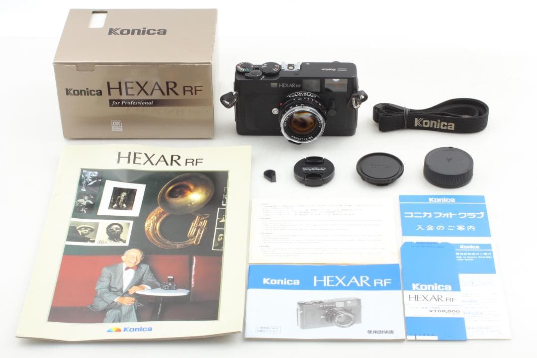 【動作確認済】Konica Hexar RF Black 40mm f/1.4