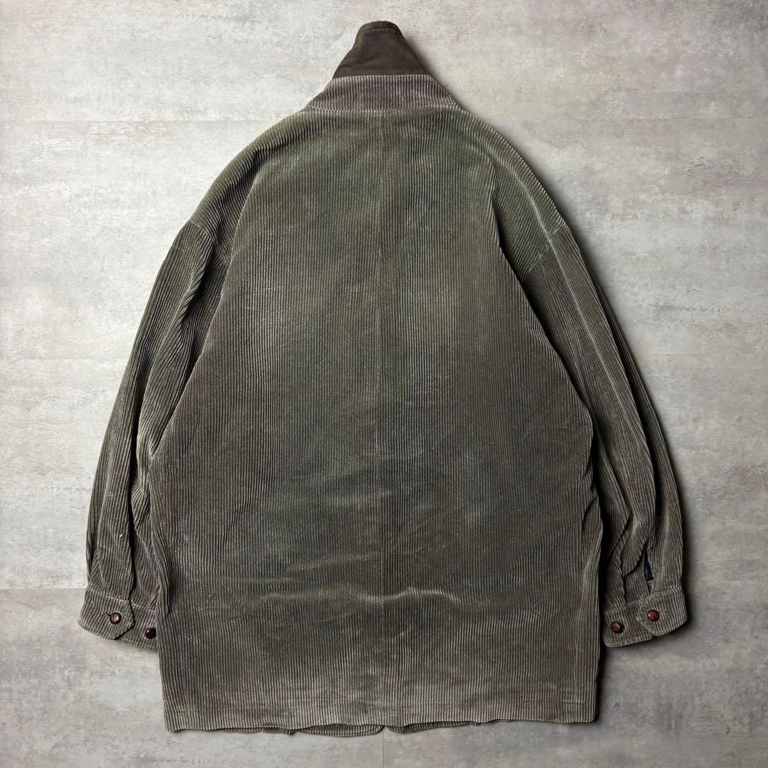 80s Burberry's バーバリー コーデュロイ 太畝 ハーフコート