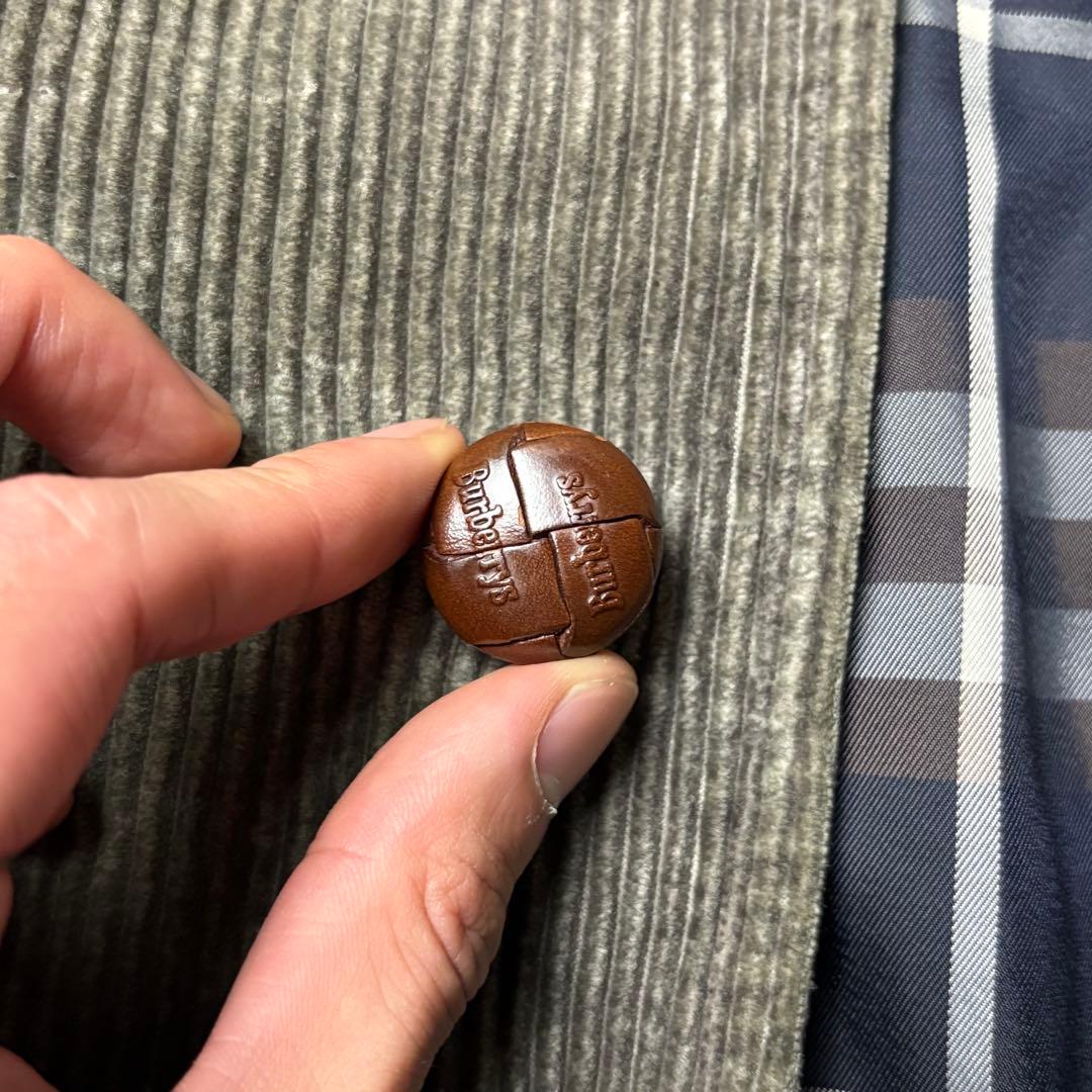 80s Burberry's バーバリー コーデュロイ 太畝 ハーフコート