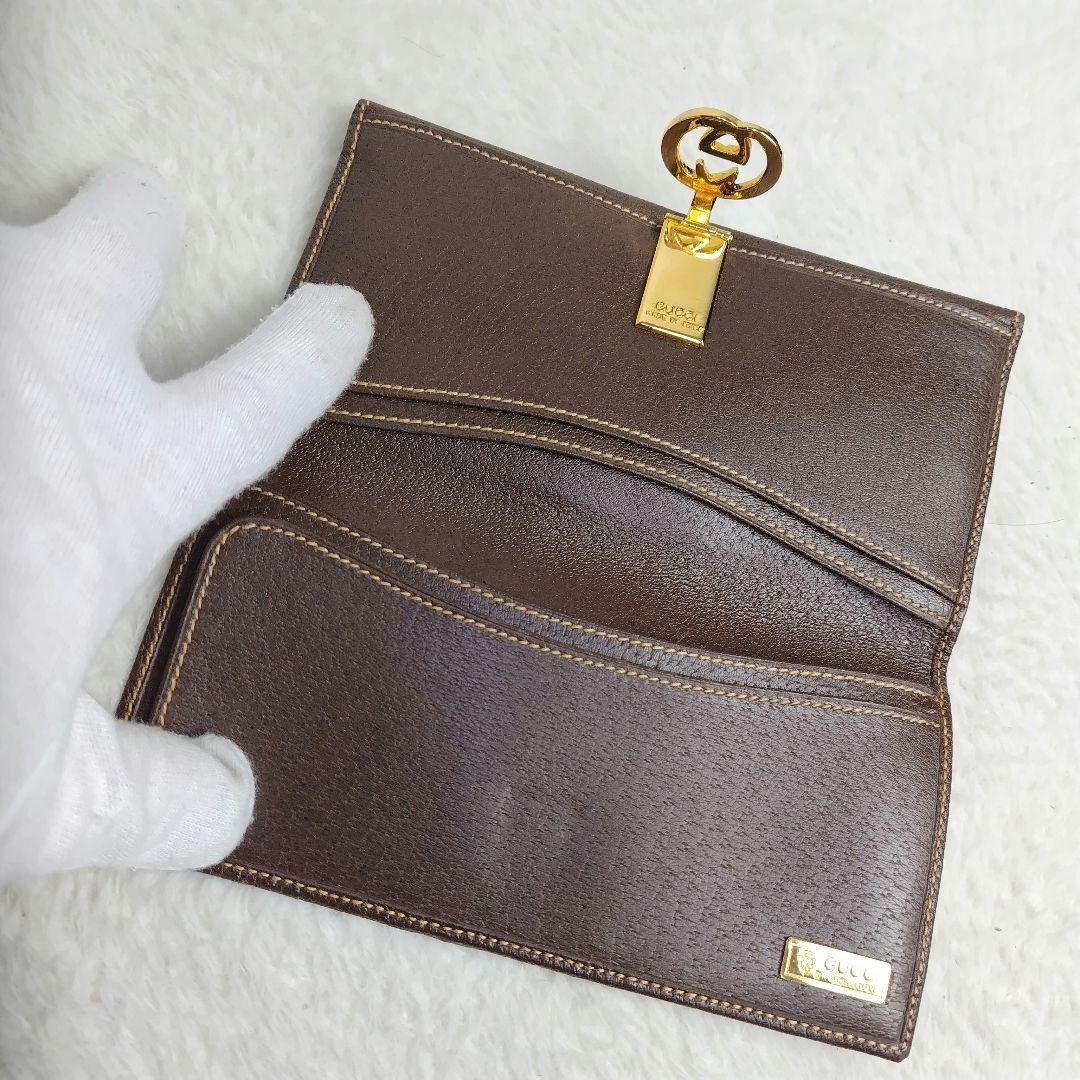 ✨極美品✨GUCCI ヴィンテージ GG柄 シェリーライン 長財布