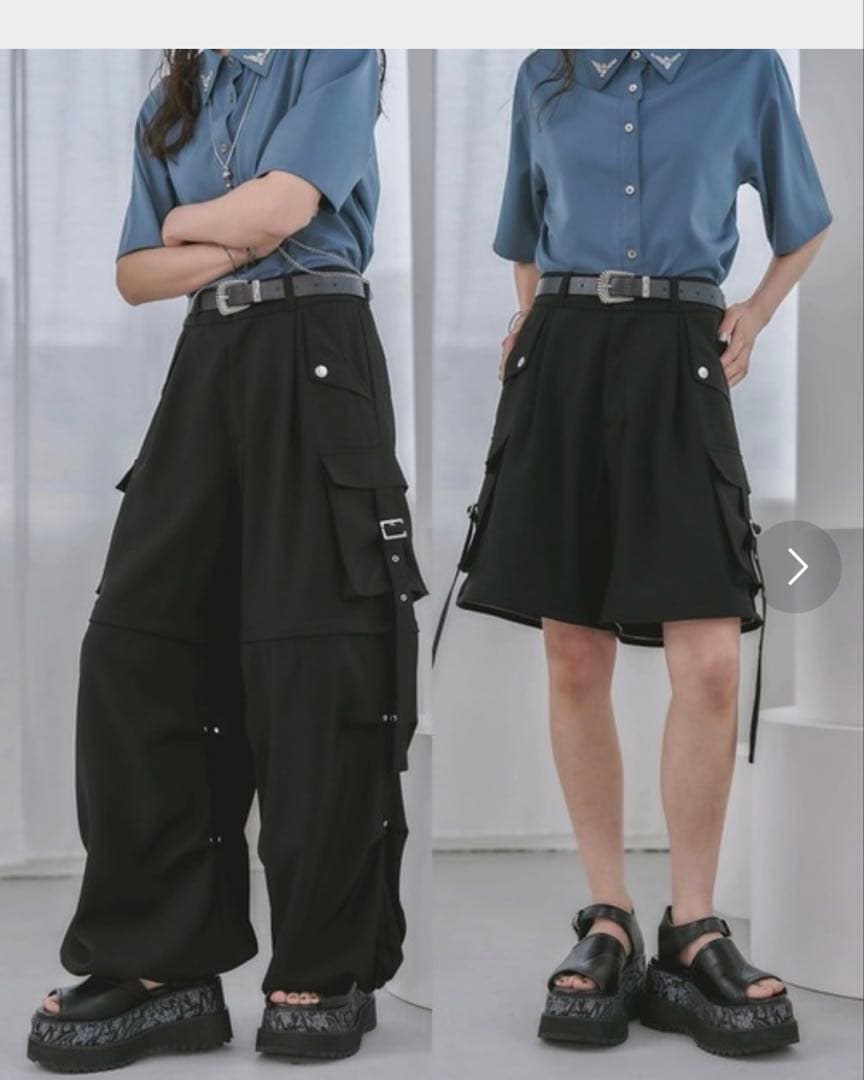 マルチWAYワイドカーゴパンツ