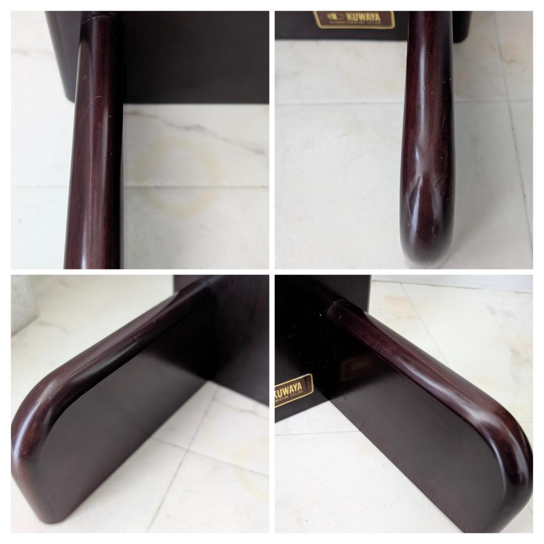 ビンテージ ウッド スタンドミラー 木製 姿見 ブナ 無垢材 ダークブラウン