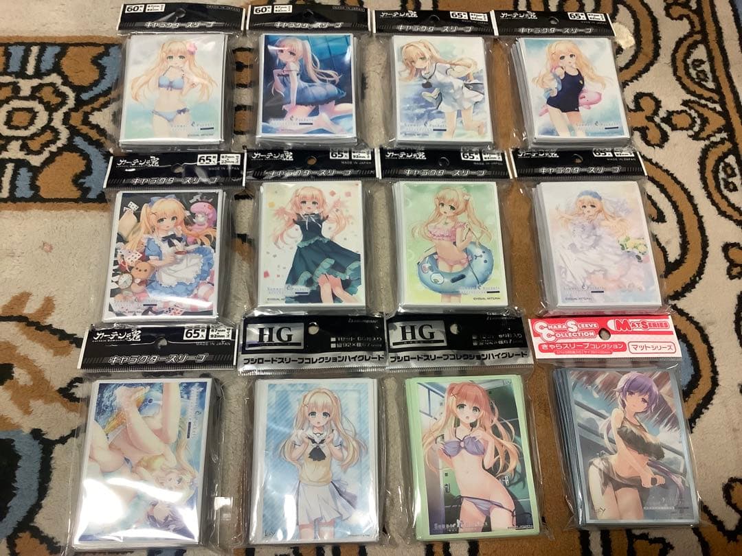 ゆ*ー様 紬ヴェンダース スリーブ12種デッキケース5種ラバーマット1種セット