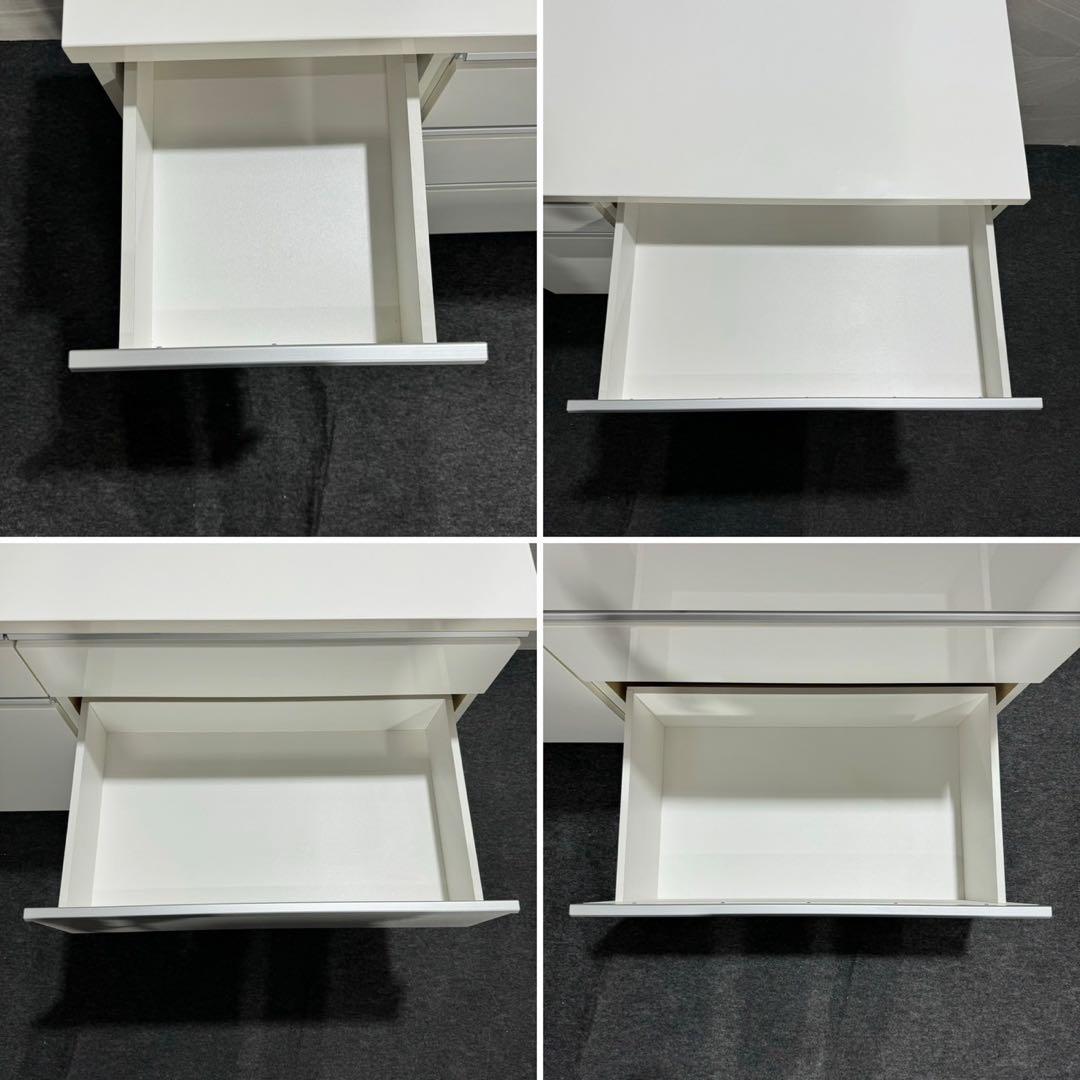 ニトリ キッチンカウンター 幅120cm 食器棚 レンジ台 収納 d3355