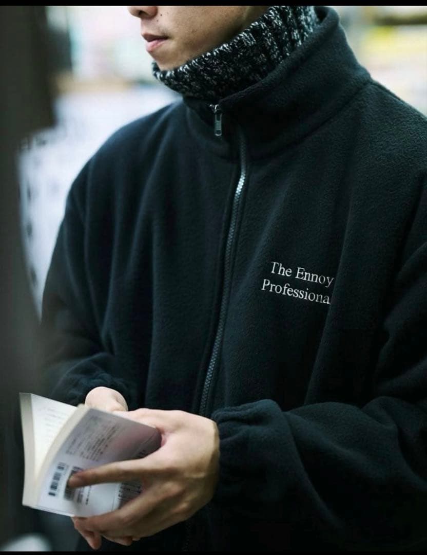 トップス ENNOY PROFESSIONAL FLEECE JACKET (NAVY)