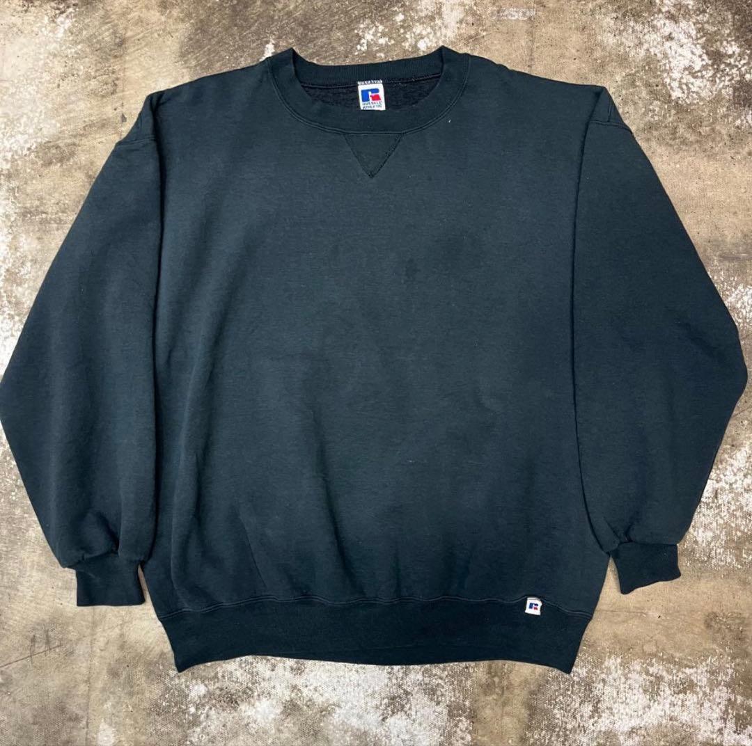 90年代 RUSSELLラッセル 無地ブランクスウェット USA製