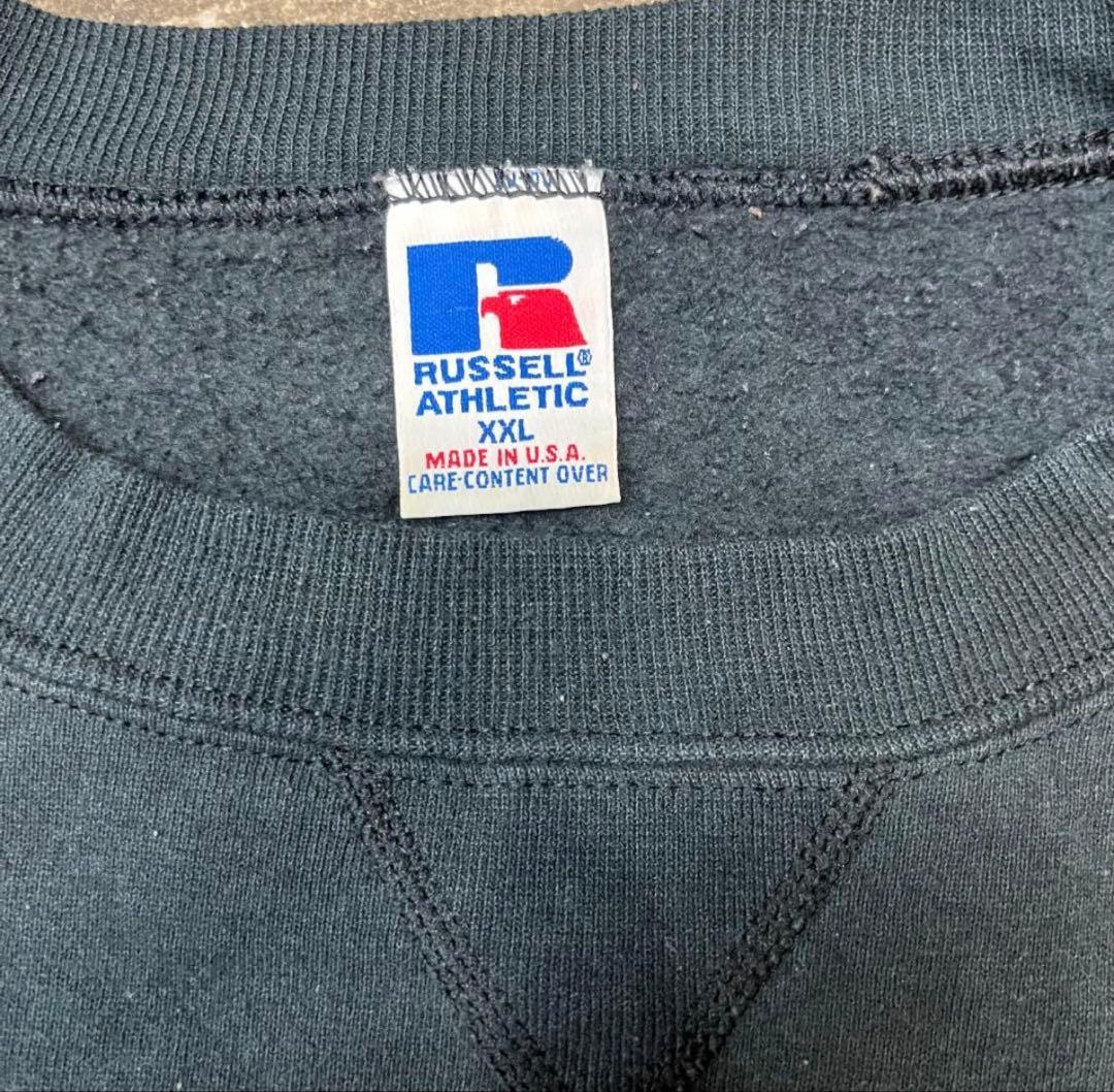90年代 RUSSELLラッセル 無地ブランクスウェット USA製