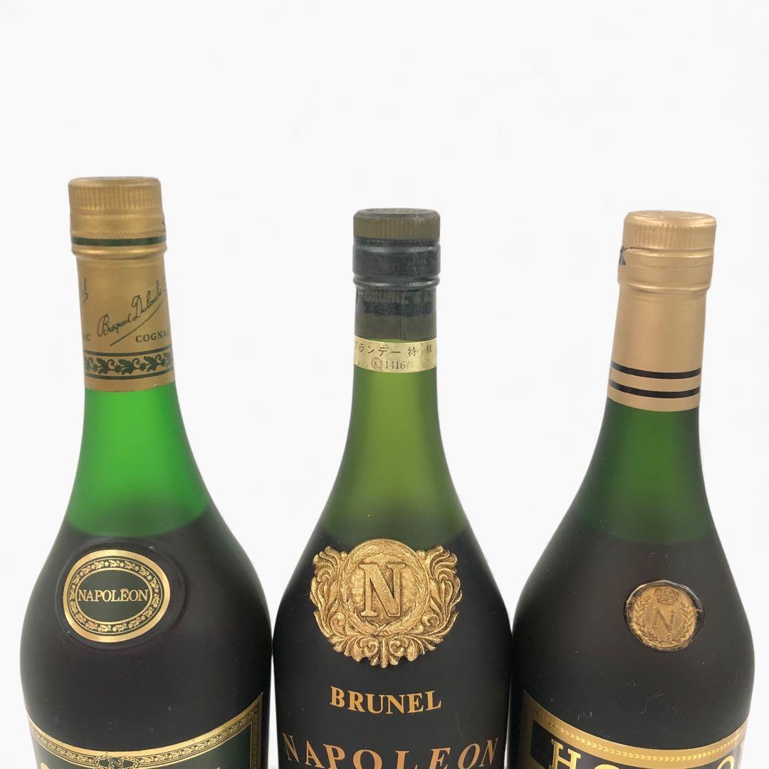 k*u様 古酒 Napoleon ナポレオン ブランデー 5本セット 未開栓