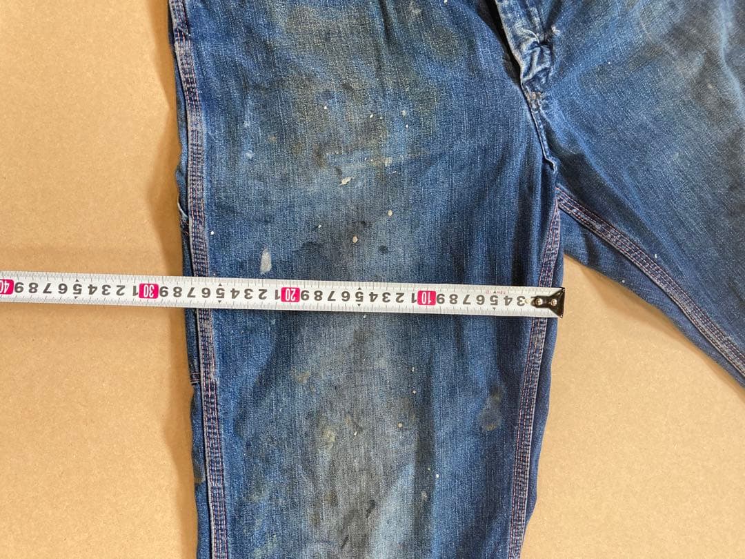 ビンテージ　ビックマック　ペインターパンツ　縦落ち　デニム　レア　古着　USED