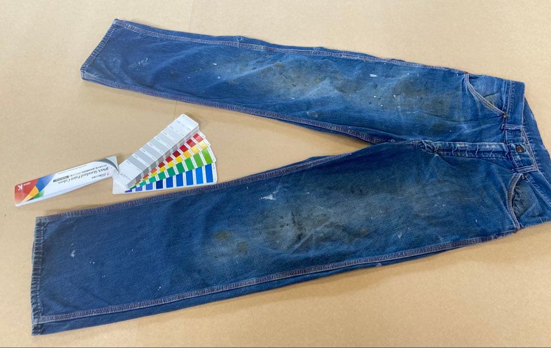 ビンテージ　ビックマック　ペインターパンツ　縦落ち　デニム　レア　古着　USED