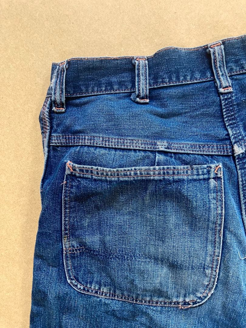 ビンテージ　ビックマック　ペインターパンツ　縦落ち　デニム　レア　古着　USED