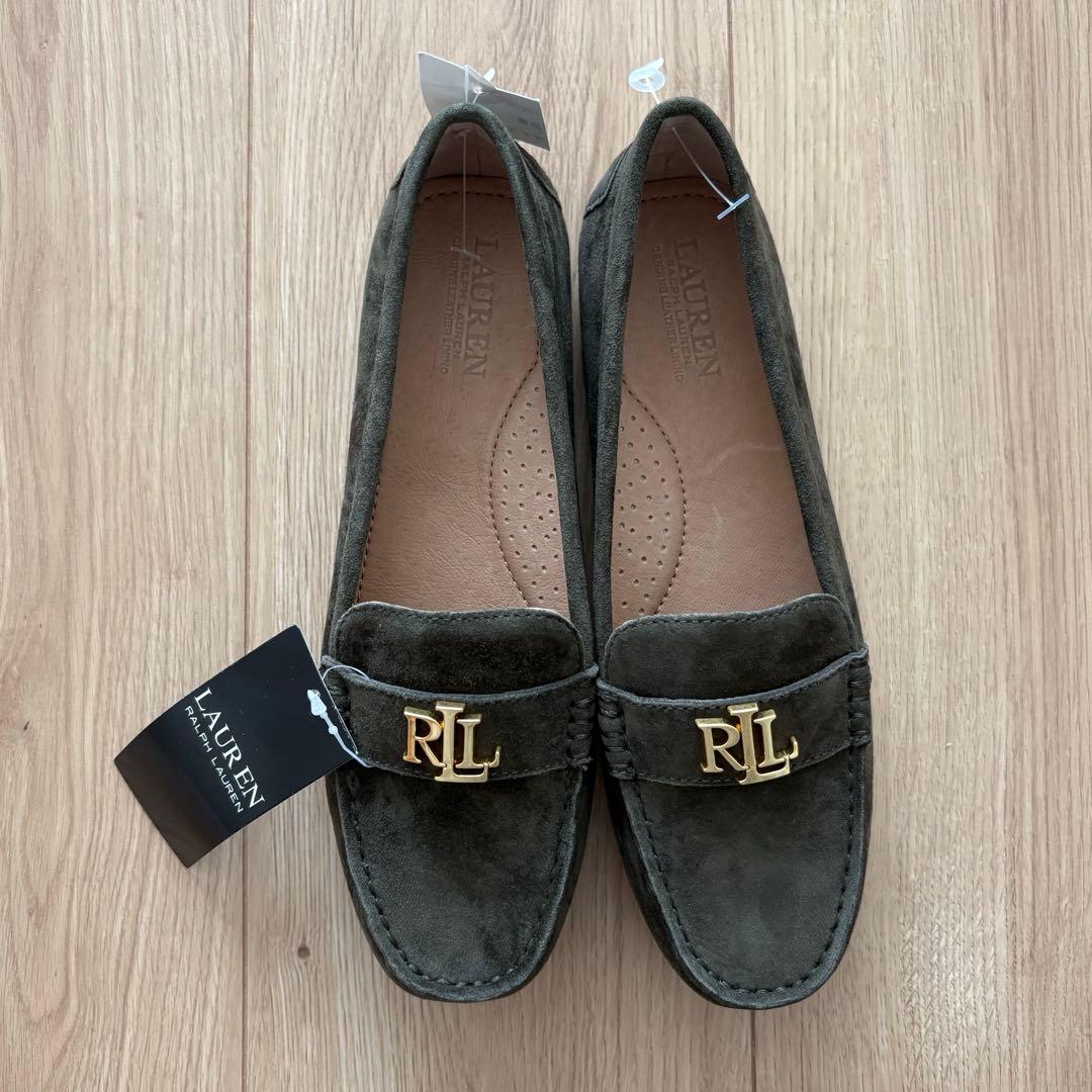 【新品】 Lauren ローレン ローファー カーキ