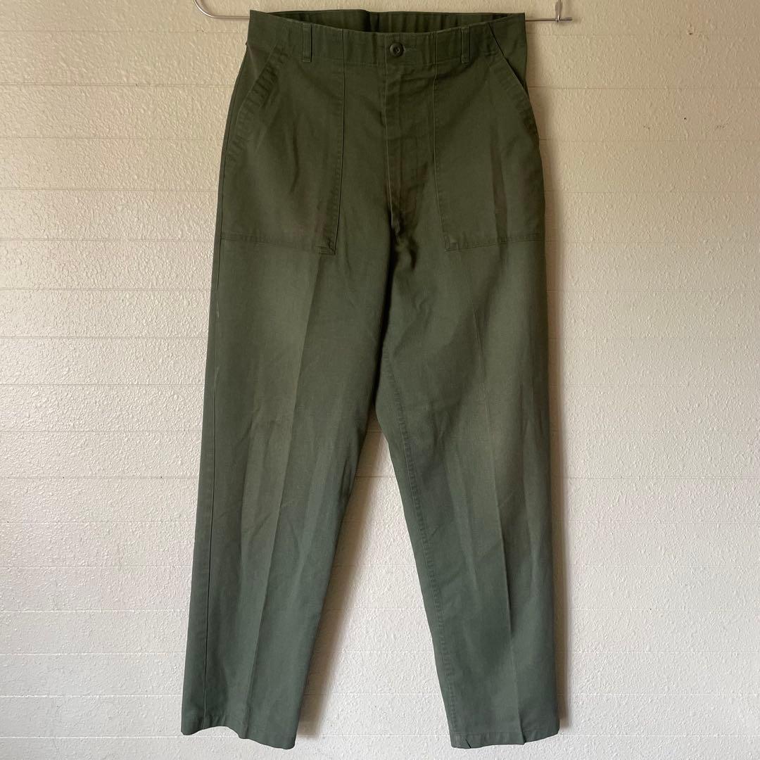 80s ベイカーパンツ 綿ポリ L 36×33