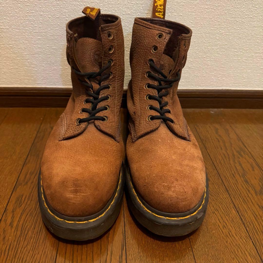 美品　RONNIE ドクターマーチン ロニー 8ホールブーツ シボ革 29.0