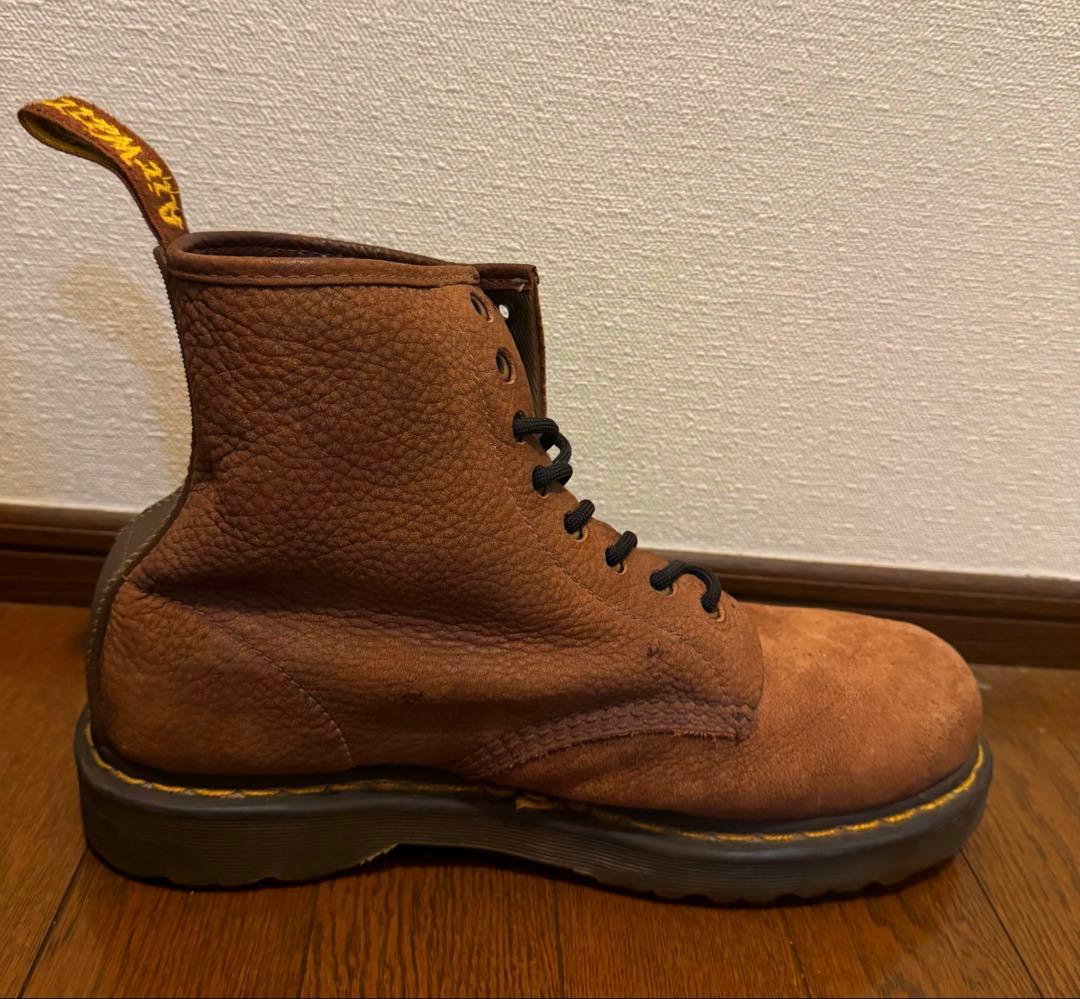 美品　RONNIE ドクターマーチン ロニー 8ホールブーツ シボ革 29.0