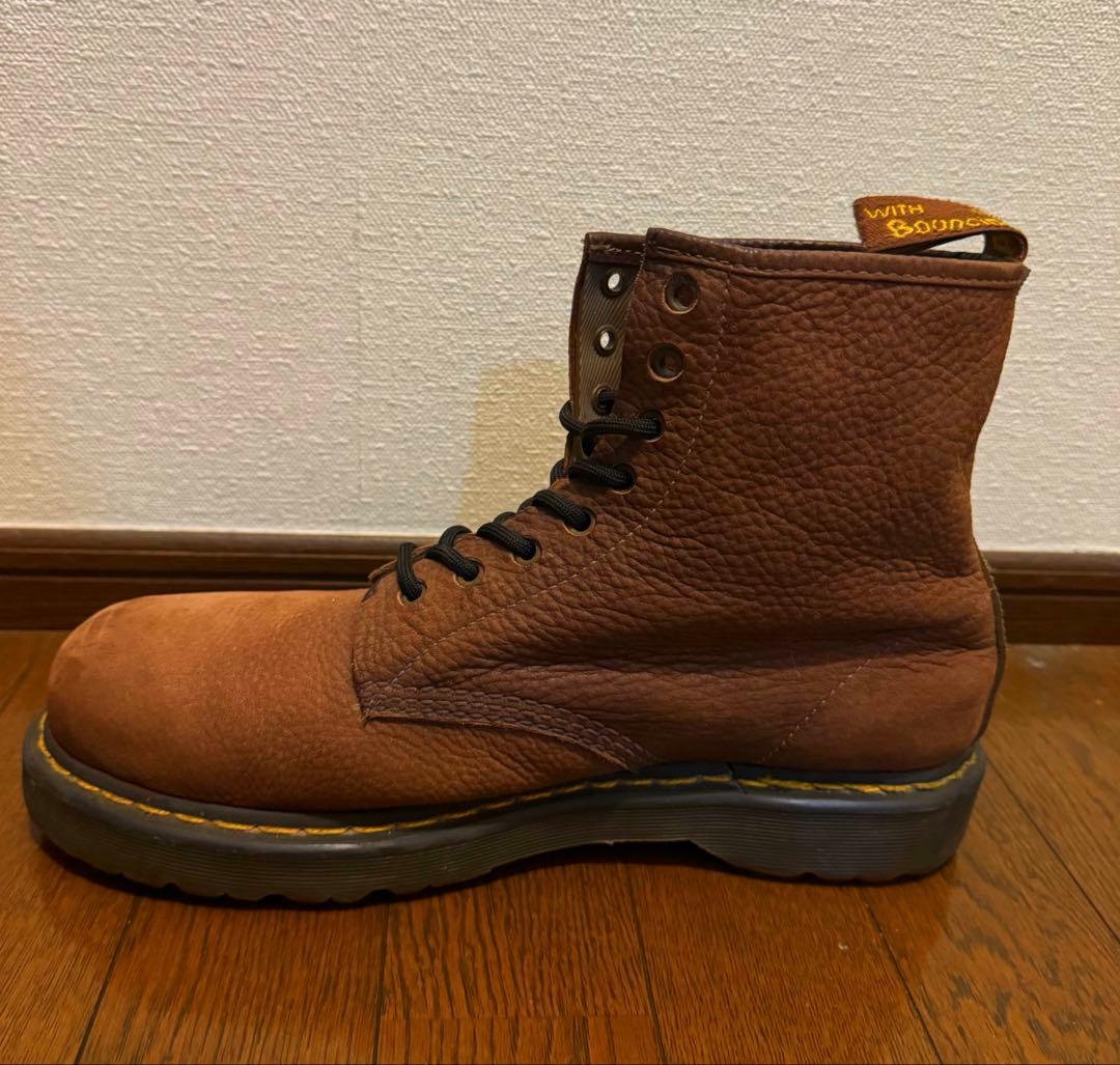 美品　RONNIE ドクターマーチン ロニー 8ホールブーツ シボ革 29.0