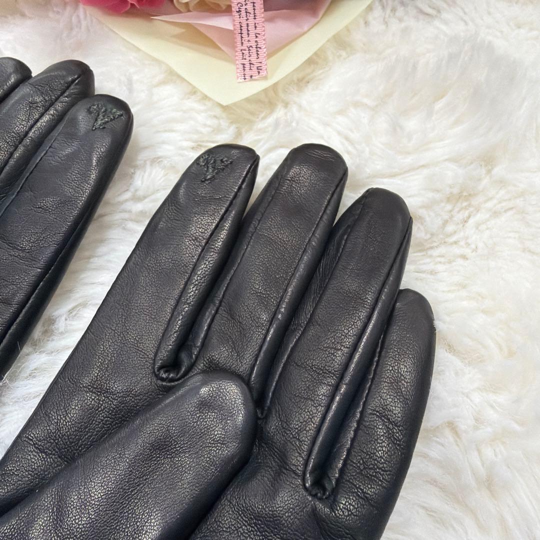 未使用Vivienne Westwood ヴィヴィアン レザー グローブ オーブ